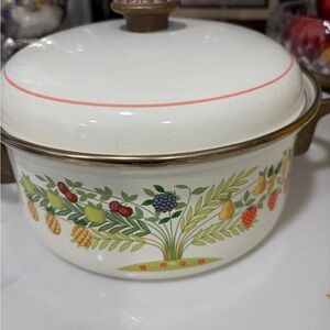 Elegant Fruit Design Cookware with Lid